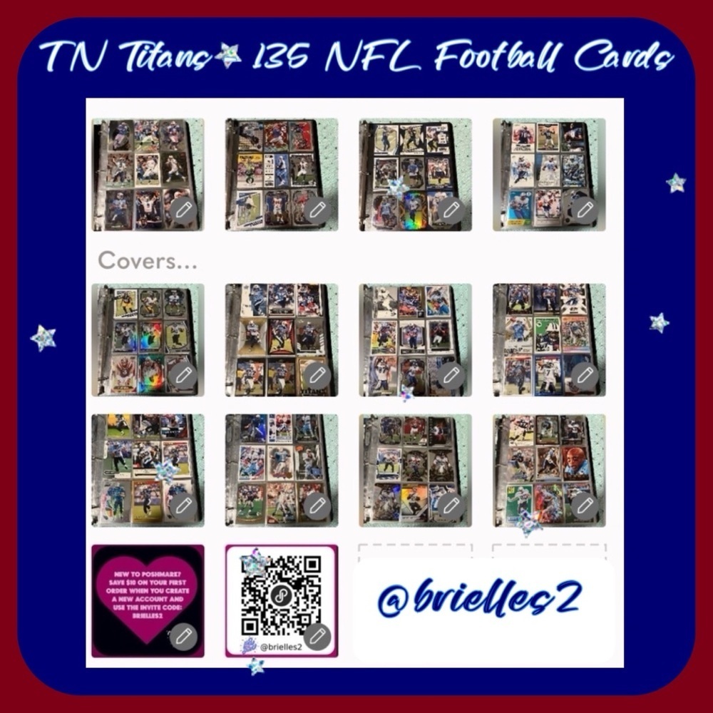 ⭐️🏈 Tennessee Titans Team Players Cards - Lot of 135! Collection, #B3